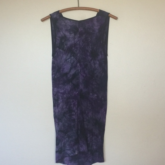 KOLLONTAÏ Purple V-Neck Draped Sheath Dress XS EUC - Picture 2 of 10